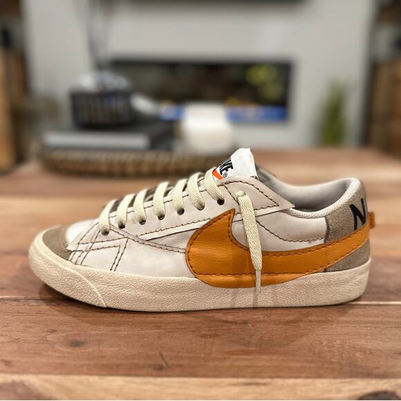 Nike | US 9 | Blazer Low \'77 Jumbo Premium RARE Orange Cream DN2158-100 Sneaker main image 7